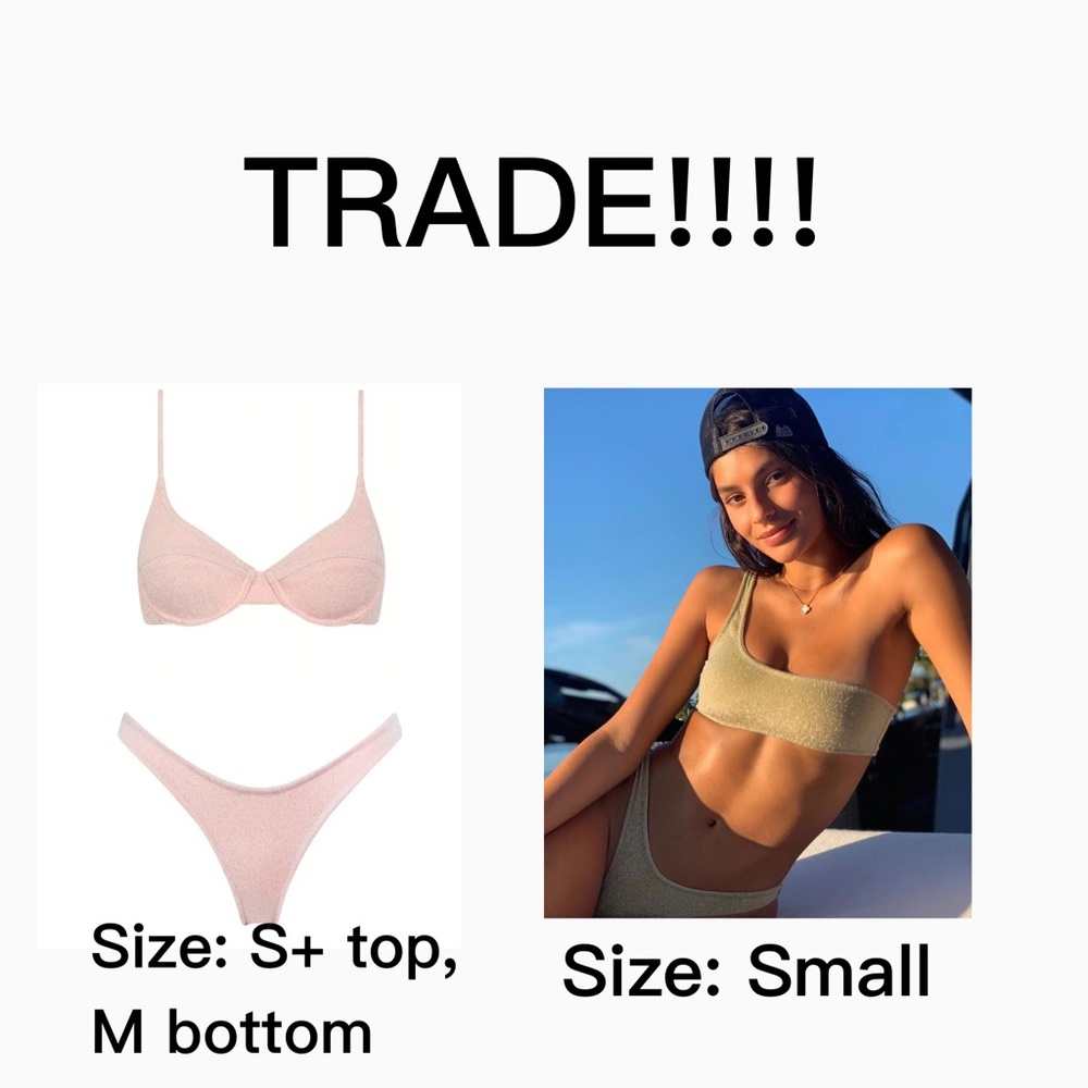 Trade! Two triangl bikinis